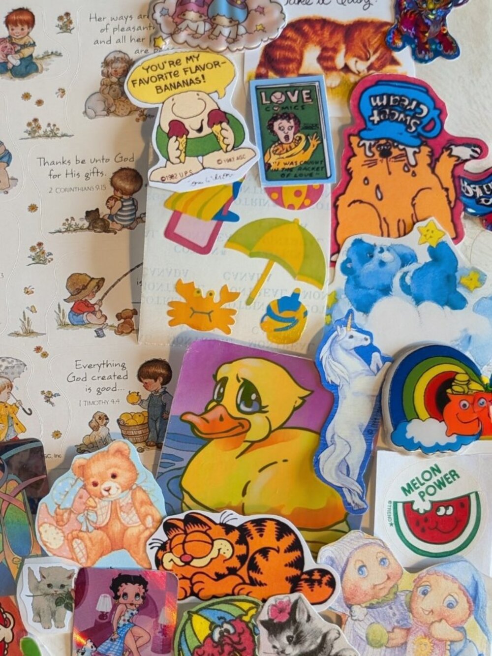 Mystery Sticker Pack 10 Mixed Random Stickers Authentic Vintage & Reproduction